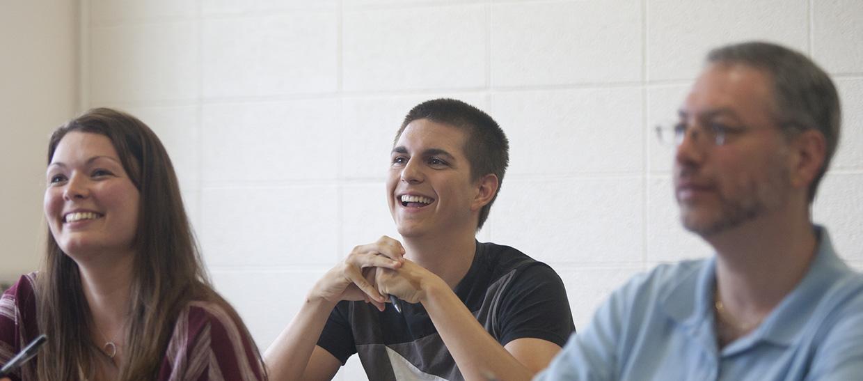 Students in a classroom